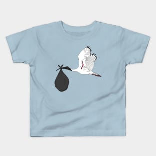 Bin Chicken Delivering Rubbish Kids T-Shirt